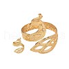 Peacock Alloy Cuff Bangles & Cuff Rings Sets FS-WG082E5-01-5