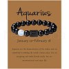 12 Constellation Round Opalite Beads Stretch Bracelets WGD22B0-22-1