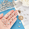 Tibetan Style Alloy Alphabet Slide Charms TIBEP-PH0004-49AS-3