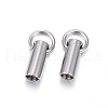 Tarnish Resistant 201 Stainless Steel Cord Ends STAS-E120-02-1.6mm-1