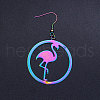 201 Stainless Steel Dangle Earrings STAS-S105-JN430-2