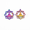 Chakra 201 Stainless Steel Pendants STAS-S119-153M-2
