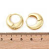 Rack Plating Brass Thick Hoop Earrings for Men Women EJEW-F288-06G-2