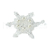 3Pcs 3 Color Christmas Seed Beads Beaded Charms PALLOY-MZ00300-5