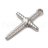 Non-Tarnish 304 Stainless Steel Pendants STAS-R223-06B-2