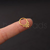 316L Stainless Steel Spider Web Hoop Nose Rings WG66A6F-02-1