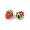 Brass Enamel Pendants KK-H072-18G-10-2