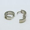 Tarnish Resistant Fashion 304 Stainless Steel Huggie Hoop Earrings EJEW-G124-M11-3