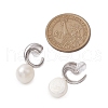 Mother's Day Jewellery Natural Pearl Ear Studs EJEW-P286-53P-3