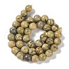 Natural Verdite Stone Beads Strands G-P530-B07-04-3