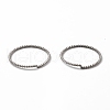 304 Stainless Steel Open Jump Rings STAS-L262-36F-P-1
