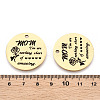 Mother's Day 201 Stainless Steel Pendants STAS-T064-37G-33-3