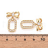 Brass Micro Pave Cubic Zirconia Pendants KK-N263-48G-3