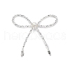 Alloy & Glass Bowknot Chandelier Component Links PALLOY-D360-01I-1