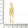 Halloween Theme Rack Plating Brass Pendants KK-Z067-14G-02-3