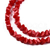 Opaque Solid Color Glass Beads Strands GLAA-N052-01-A02-3