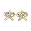 Alloy Rhinestone Pendants FIND-MO18-12G-1