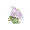 8Pcs Acrylic Charms PALLOY-JF03221-5