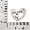 201 Stainless Steel Pendants STAS-A116-01P-07-3
