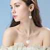 Olycraft DIY Natural Rose Quartz Heart Pendant Necklaces Making Kit DIY-OC0012-08-6