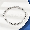 201 Stainless Steel Cuba Style Chian Bracelet for Men BJEW-B138-06P-02-2