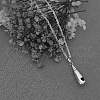 Non-Tarnish 316 Surgical Stainless Steel Pendant Necklaces PW-WG74635-01-5