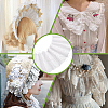MAYJOYDIY US 5 Yards Cotton Embroidery Flower Lace Trim OCOR-MA0001-30-6