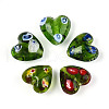 Handmade Millefiori Glass Beads LAMP-N024-43C-1