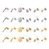 304 Stainless Steel Stud Earring Findings STAS-TA0004-38-2