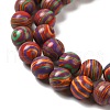 Synthetic Malachite Dyed Beads Strands G-P507-02A-03-4