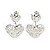 Tarnish Resistant 304 Stainless Steel Stud Earrings for Women EJEW-A108-10P-1