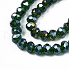 Electroplate Glass Beads Strands EGLA-A034-T6mm-B28-3