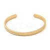 Boy Girl Stainless Steel Open Cuff Bangles for Women BJEW-G708-01C-G-2