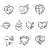 10Pcs 10 Style Alloy Pendants ALRI-YW0001-18P-1