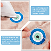 12Pcs Evil Eye Iron on/Sew On Patches PATC-FG0001-87-3