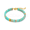 Natural Shoushan Stone Beaded Bracelets for Women CG6931-10-1
