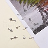 Tibetan Style Alloy Key Pendants TIBEP-X0001-02-AS-5