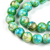 Baking Painted Glass Beads Strands X1-DGLA-N003-10mm-B04-4
