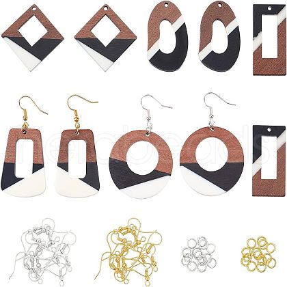 Olycraft DIY Dangle Earring Making Kits DIY-OC0006-20-1