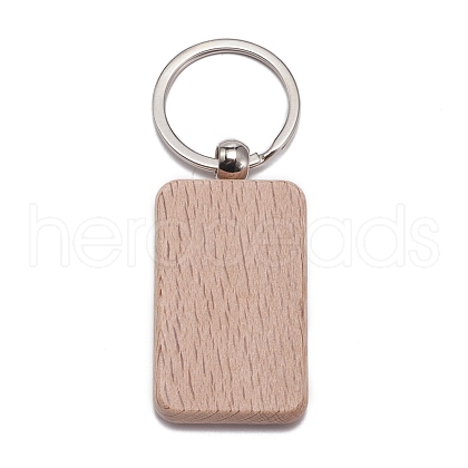 Beech Wood Keychain KEYC-WH0004-11-1