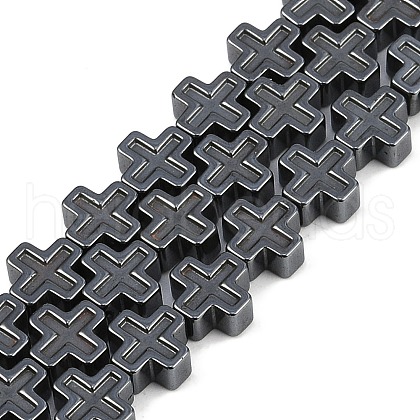 Synthetic Non-magnetic Hematite Beads Strands G-K375-D01-01-1