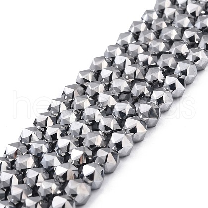 Terahertz Stone Beads Strands G-D461-17C-1