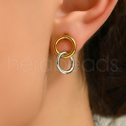 Fashionable Vintage Geometric Hoop Earrings Women's Ear Drops WR8463-1