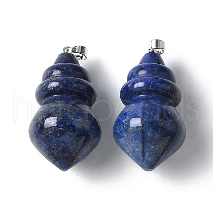Natural Lapis Lazuli Pendants G-C187-04B-1
