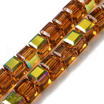 Electroplate Glass Beads Strands EGLA-M031-01A-HR03-1