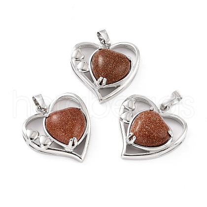 Synthetic Goldstone Pendants G-C236-01A-P-RS-1