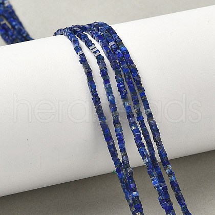 Natural Lapis Lazuli Beads Strands G-G271-G07-1x1.5mm-1