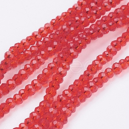 Transparent Glass Beads Strands GLAA-R135-2mm-17-1