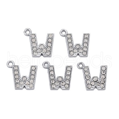 Alloy Pendants ALRI-N039-001W-RS-1