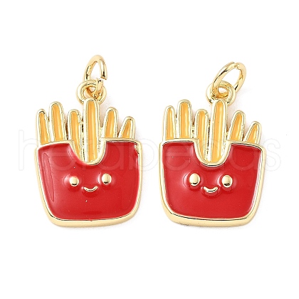 Brass Pendants KK-H002-07F-G-RS-1